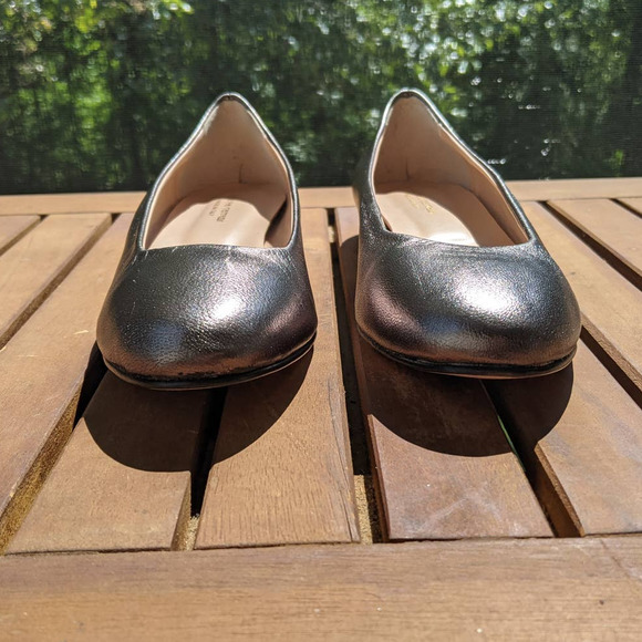 COPY - Andrea Carrano Baby Ballet Flats Silver - Picture 3 of 10